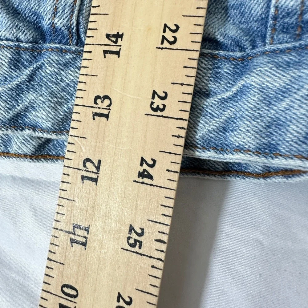 We the Free Opal Swing Denim Jacket L Blue Oversized Trucker Relaxed Slouchy